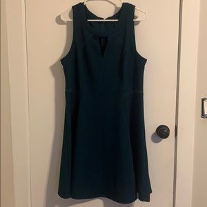 Torrid Swing Dress with lace cutout strips